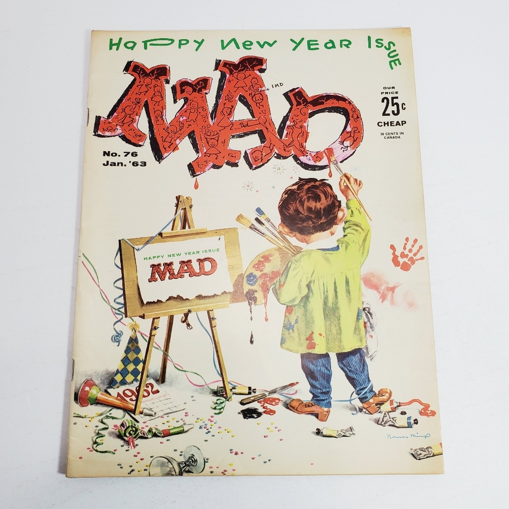 MAD Magazine "Happy New Year" Issue #76 January 1963